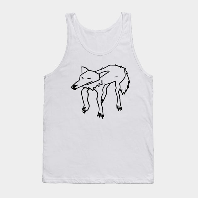 Life is Strange 2 Sean's Wolf Tattoo Tank Top by senaeksi